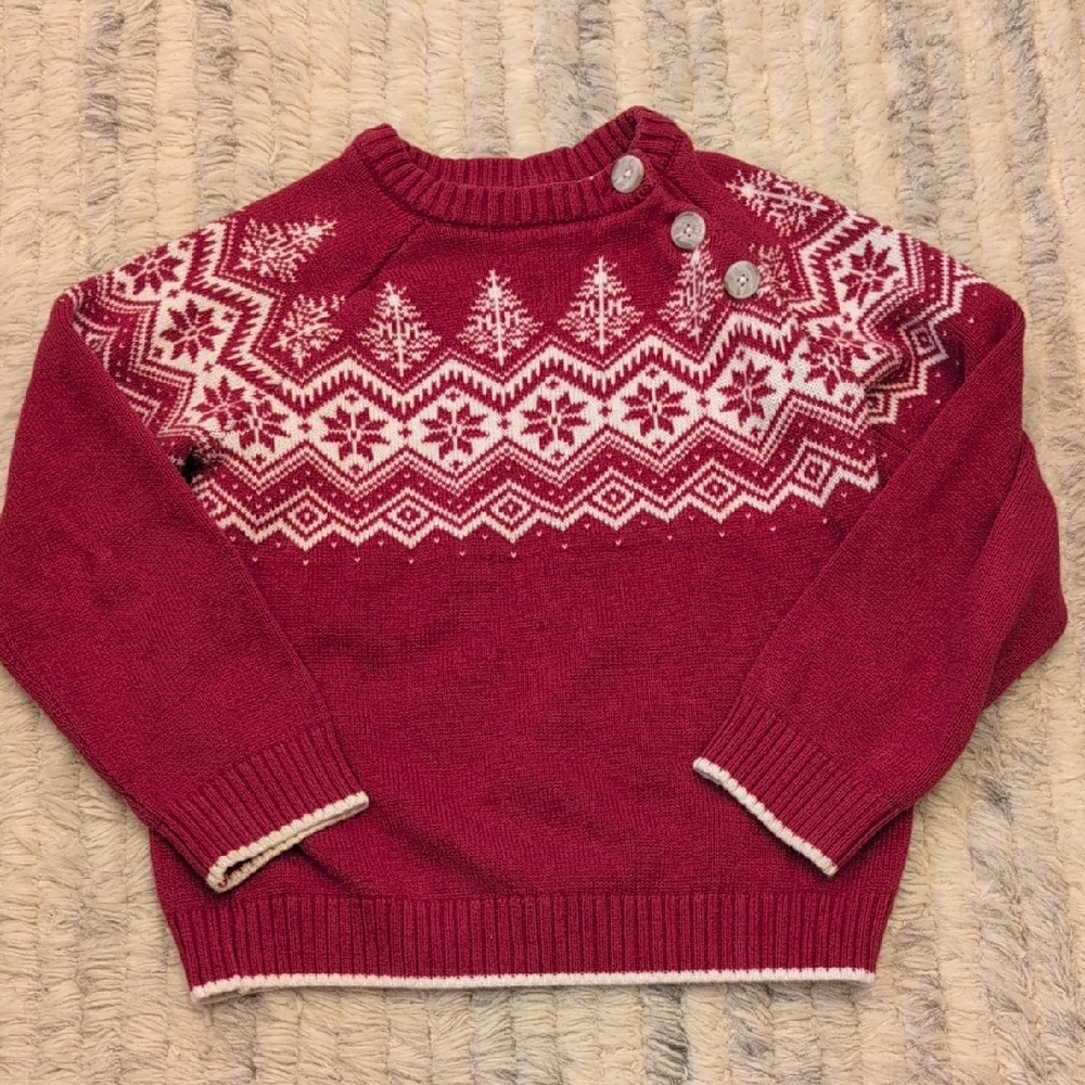 Gymboree Holiday Fair Isle Sweater 5T